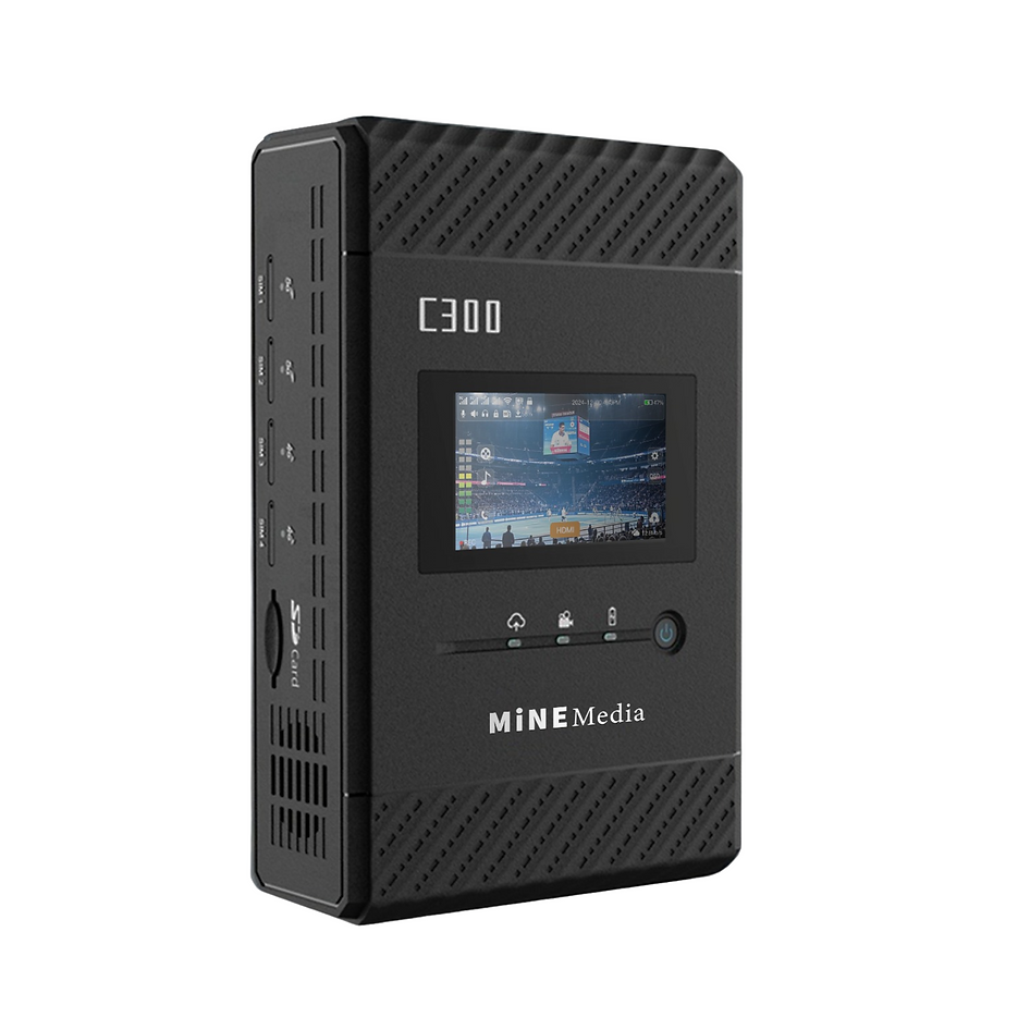 Mine C300 5G Encoder For Outdoor Streaming And Live Streaming - Feature: 8-Network Bonding