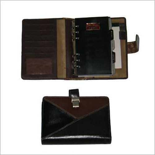Leather Planner - Premium Quality - Color: Black And Brown