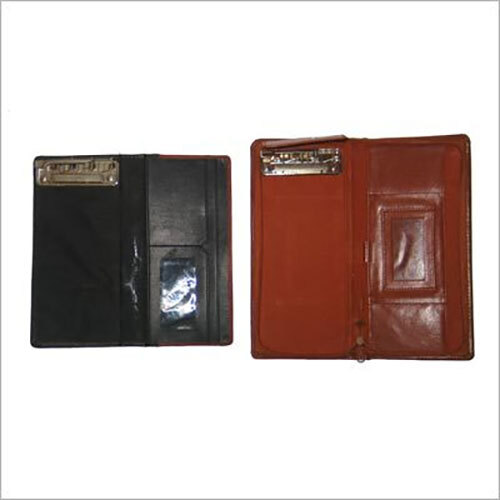 Bi Fold Leather Wallet - Color: Brown