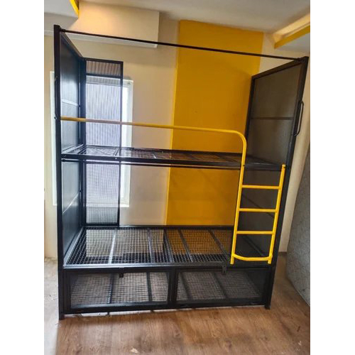 Metal Bunk Bed - Color: Black