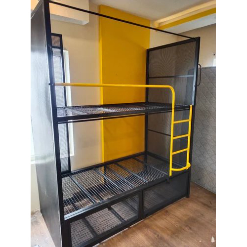 Metal Bunk Bed - Color: Black