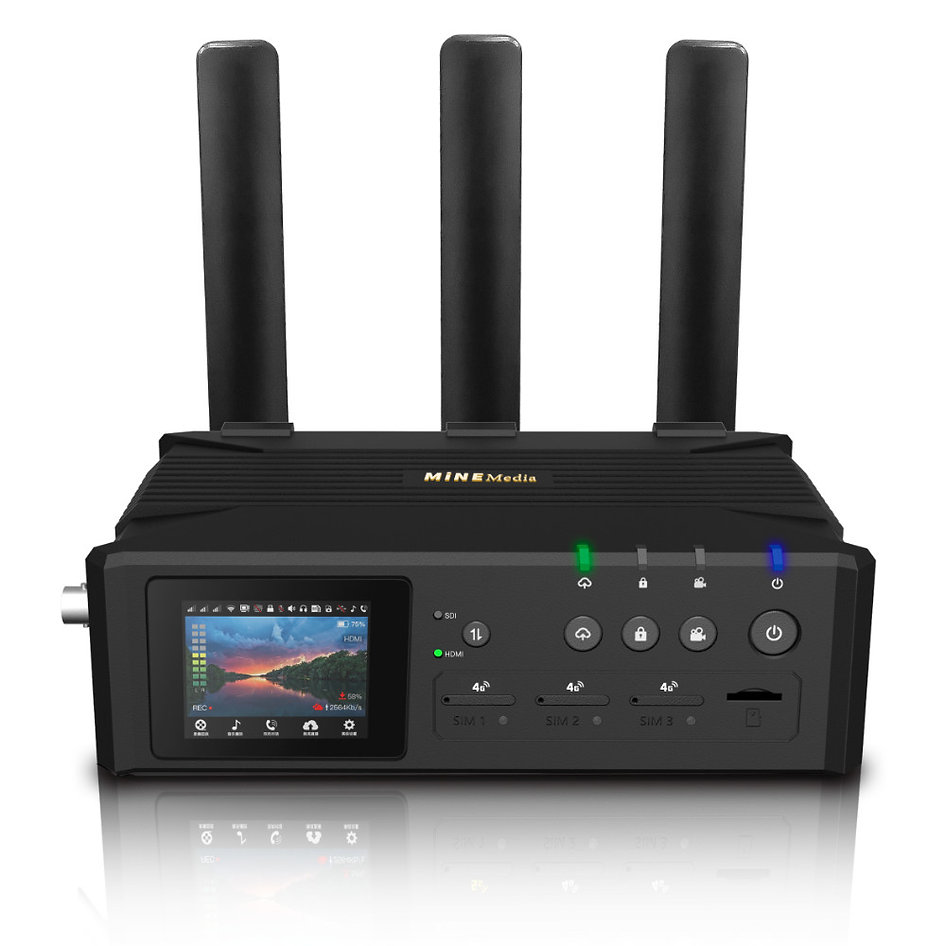 Mine Q8S 4G Live Bonding Video Encoder For Outdoor Streaming - Material: Plastic