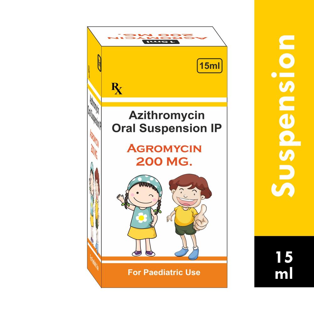 AGROMYCIN 200MG SYRUP - Azithromycin (200mg/5ml)