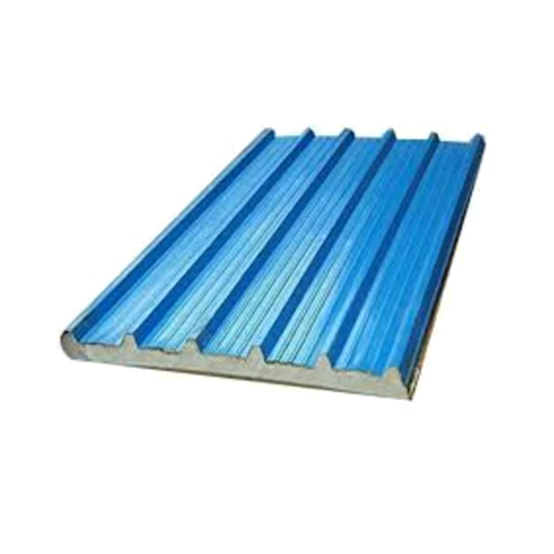 Blue Sandwich Puf Panel - Pattern: Plain