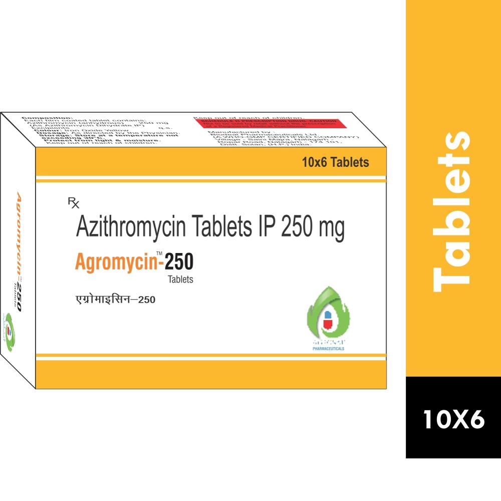 Agromycin 250 Tablet - Drug Type: General Medicines
