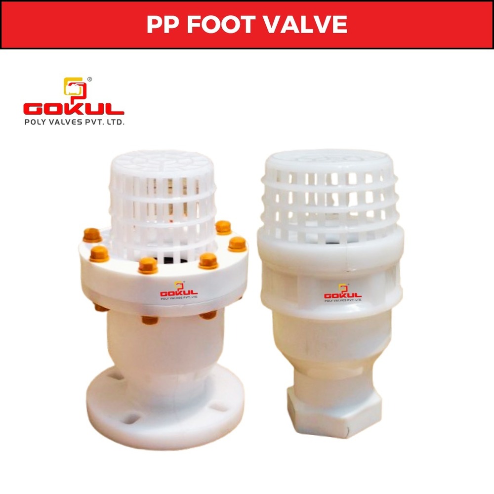 Gokul Pp Threaded Foot Valve - Application: Industrial And Water Application