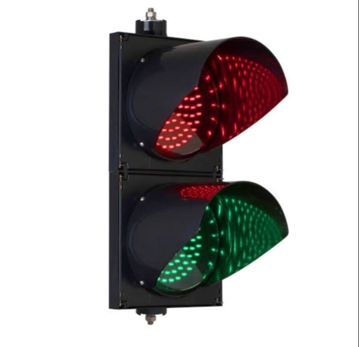 Traffic Signal Light - Durable Metal Construction | Automatic Traffic Control System For Roads, Parking, And Safety Management