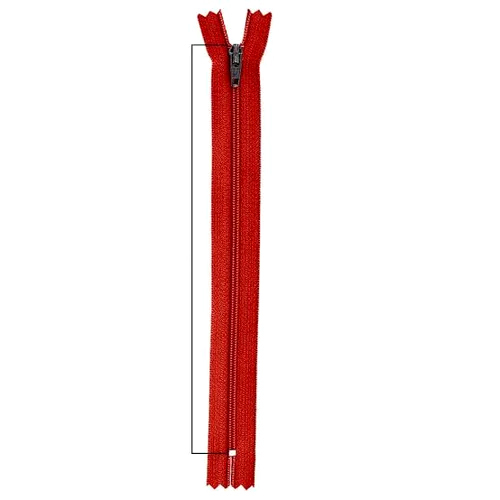 Red Zipper - Application: Jeans