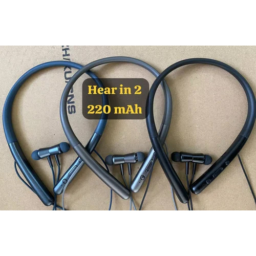 Hear-In-2 Wireless Bluetooth Neckband - Body Material: Metal