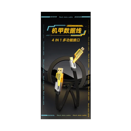 4 In 1 Usb Data Cable - Body Material: Plastic