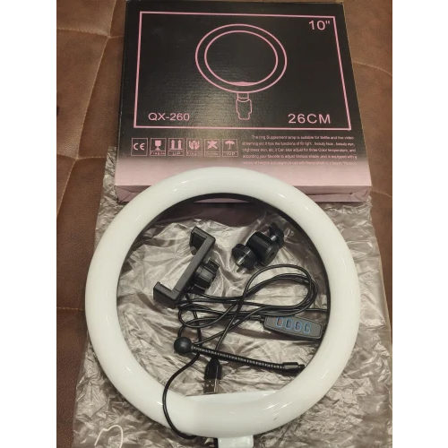 10 Inch Ring Light - Color: White