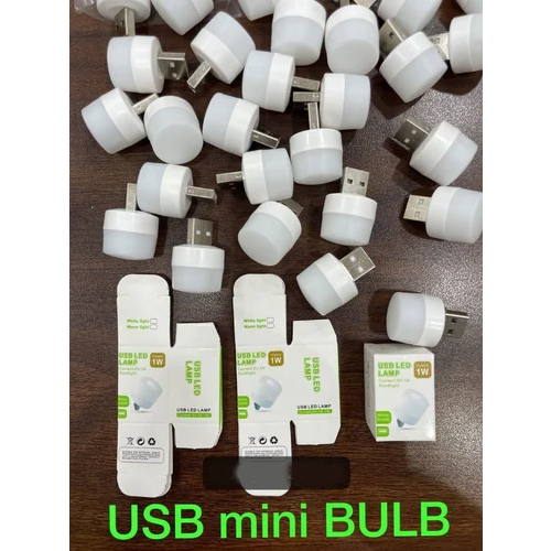 Mini Usb Led Bulb - Color: White
