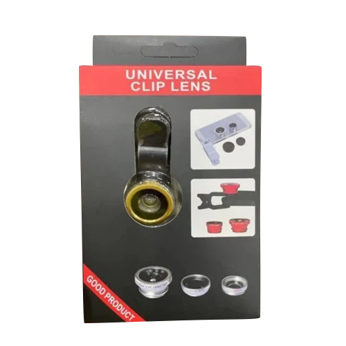 Metal Clip Lens - Color: Black