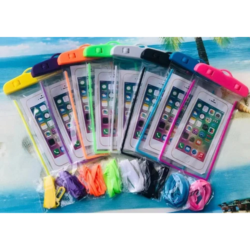 Universal Mobile Phone Waterproof Pouch - Body Material: Plastic