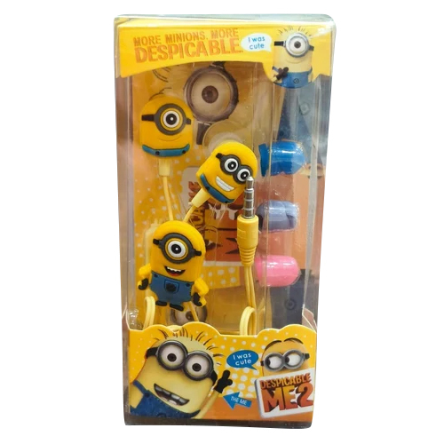 Cartoon Minion Handsfree - Body Material: Plastic