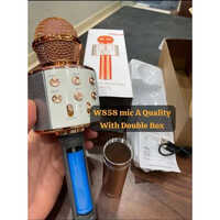 Ws 858 Wireless Microphone - Color: Golden