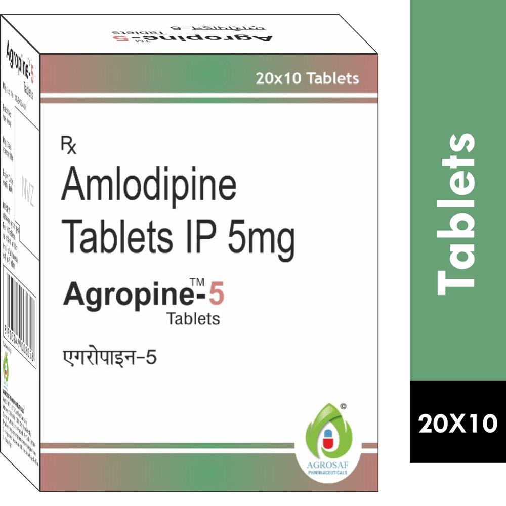 Agropine 5Mg Tablet - Drug Type: General Medicines
