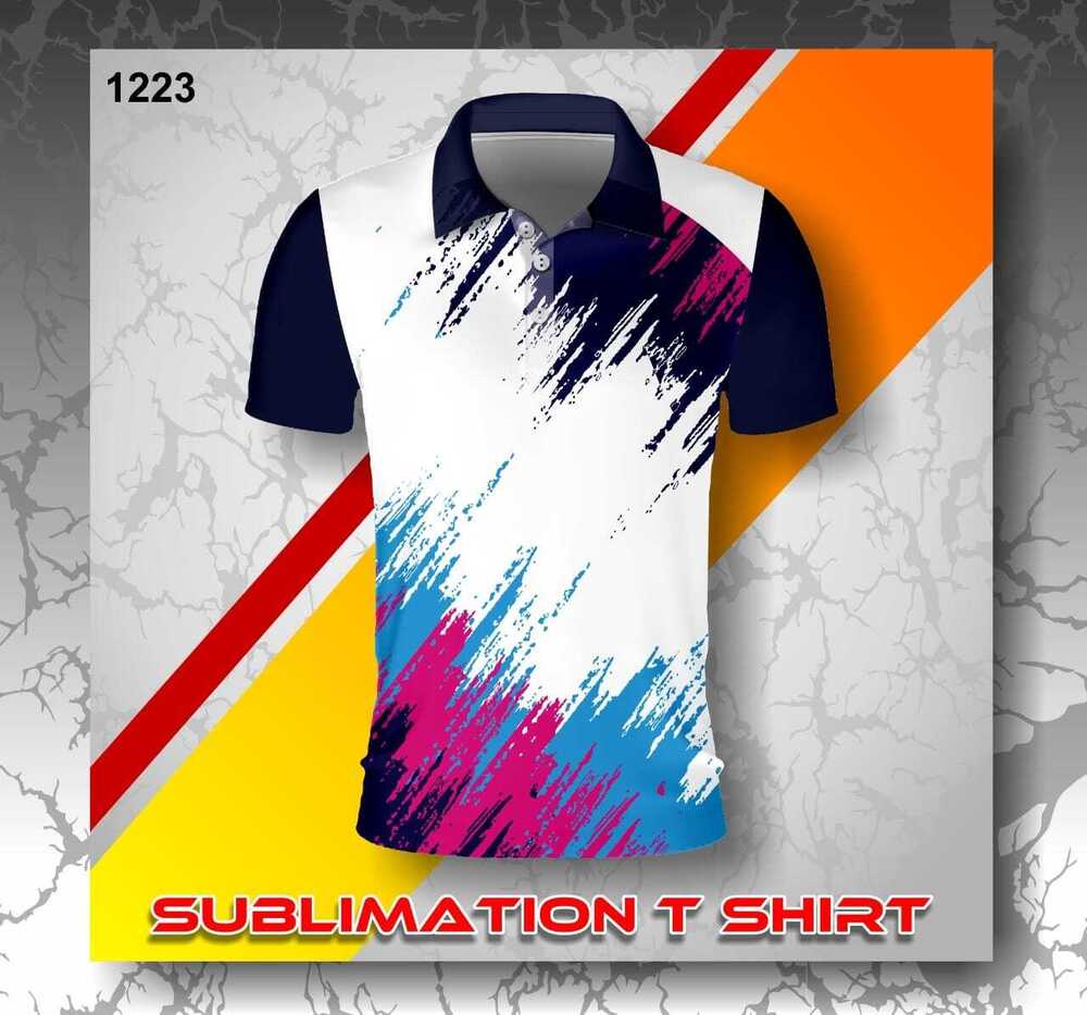 Customize T-shirt With Collar - Color: Multicolor