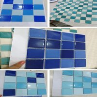Swimming Pool Tiles - Pattern: Square Edge