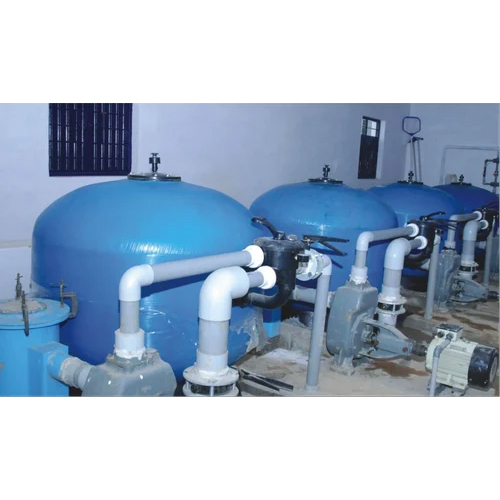 Swimming Pool Filtration Plants - Color: Blue