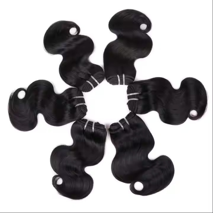 100% Unprocessed Body Wave Style Weft Hair Bundles Virgin Human Hair Extension
