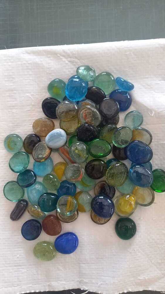 yellow & Multi Pebbles Stone