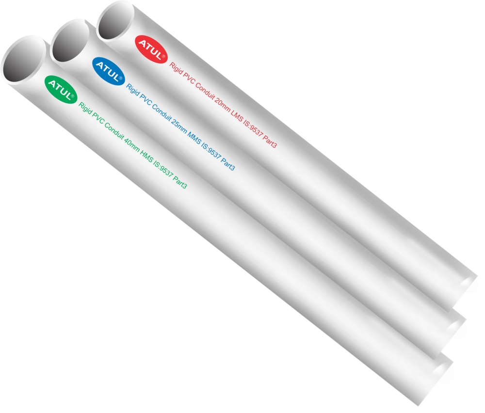 Pvc Conduit Pipe 25Mm Heavy - Color: White