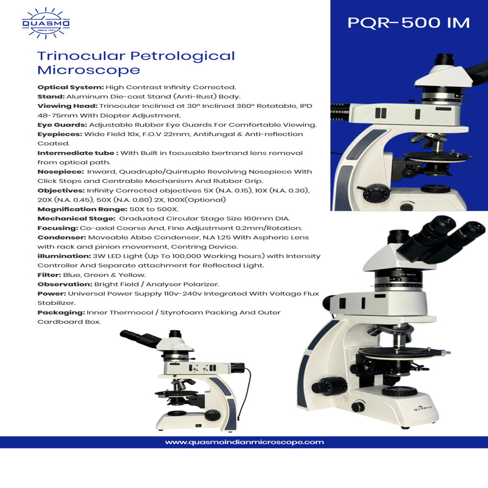 PQR-500IM Petrological Microscope