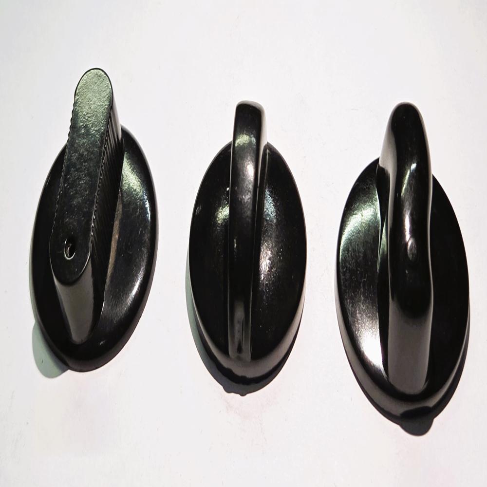 Gas Stove Knob - Bakelite Material, 25-30 Mm Diameter, 15-20 Mm Height, Black Color | Durable Build With Iso 9001 Certification