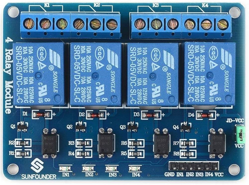 Relay Borad 4 Channel - Feature: Good Quality