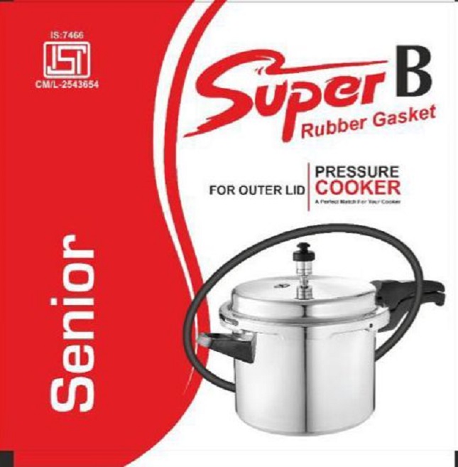 Rubber Gasket - 70mm Diameter, 5mm Thickness | Black Circular Seal For Pressure Cooker Outer Lid, Up To 120â°c Temperature Range