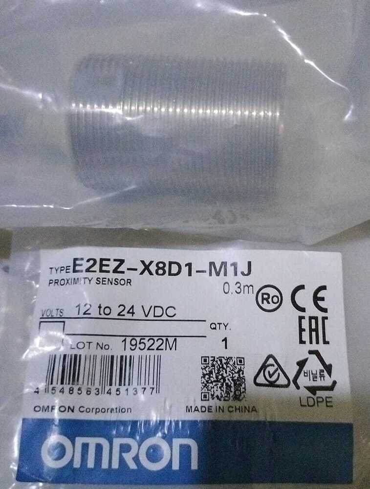 OMRON PROXIMITY SENSOR 12 TO 24VDC, E2EZ-X8D1-M1J 0.3M
