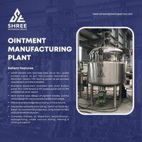 Ointment Manufacturing Plant - Automatic Grade: Semi-automatic