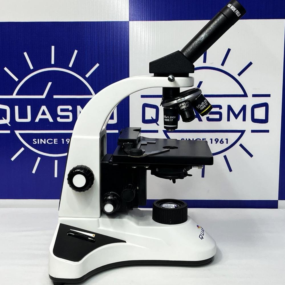 Sp-20m Pathological Monocular Microscope - Aluminium Die-cast Stand, 40x To 1000x Magnification, Single Plate Graduated Stage, Halogen/led Illumination