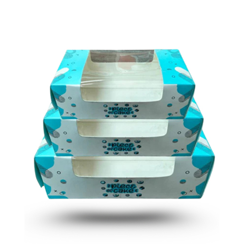 Paper Cake Box With Windows 500Gm - Application: Food Storage