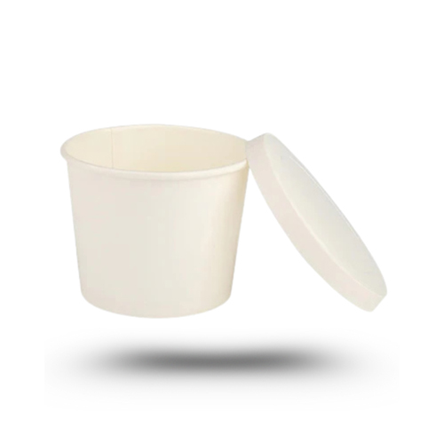 500 Ml White Container - Application: Food Storage