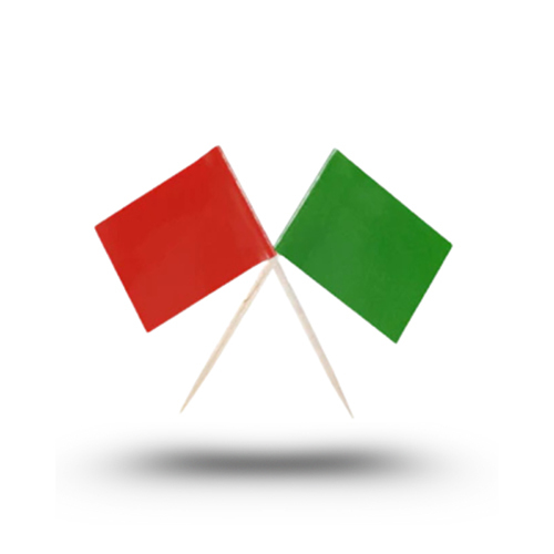 Fruit Flags - Color: Red And Green