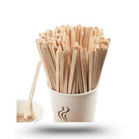 8 Inch Wooden Stirrer 20mm - Color: Brown