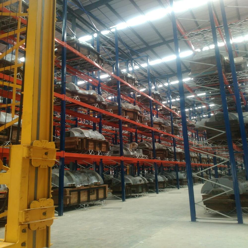 Overhead Travelling Stacker Crane - Steel Construction Customized Sizes And Load Capacities | Ideal For Industrial Rack Systems