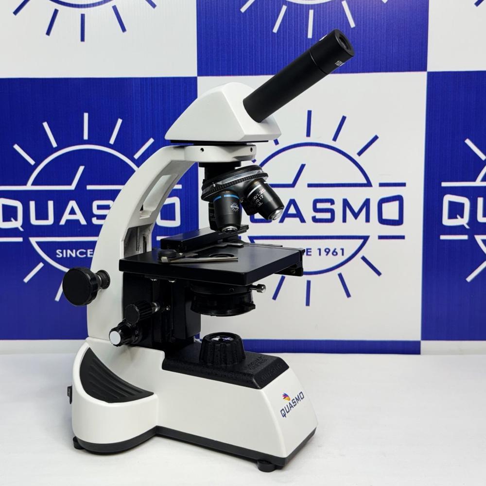 Eco Star-m Pathological Monocular Microscope - Aluminium Die-cast Stand, 135mm X 150mm Graduated Stage | Adjustable Rubber Eye Guards, Anti-fungal Coated Eyepieces