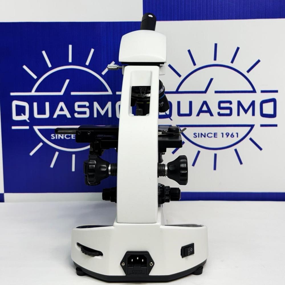 Eco Star-m Pathological Monocular Microscope - Aluminium Die-cast Stand, 135mm X 150mm Graduated Stage | Adjustable Rubber Eye Guards, Anti-fungal Coated Eyepieces