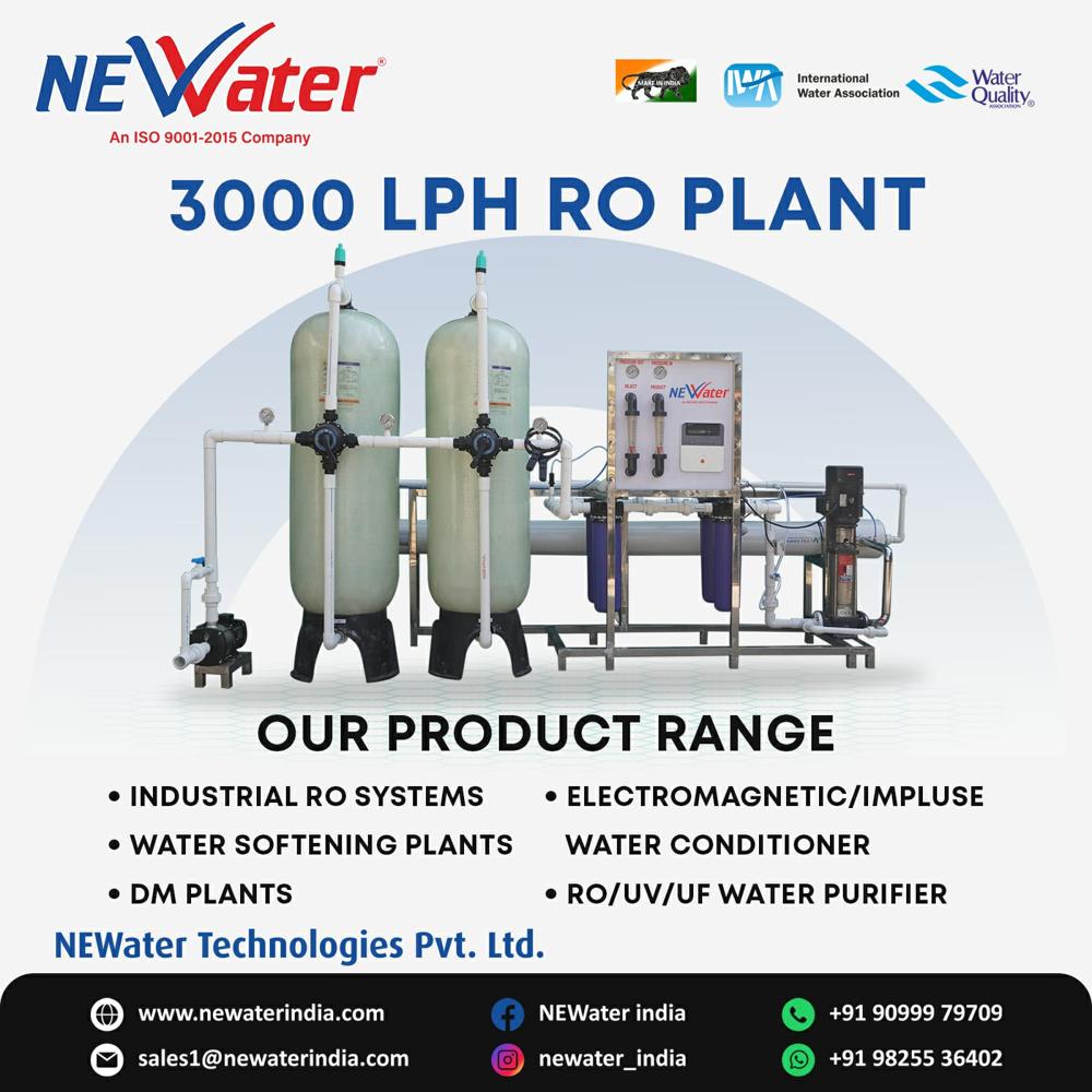 3000 LPH RO System