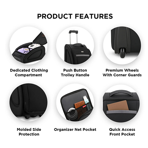 Sleek Cabin Size Luggage Bag