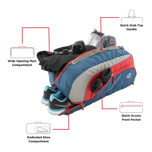 Jake 3-in-1 Gym Duffle Bag