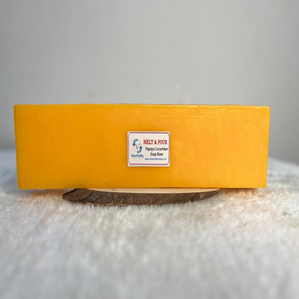 Papaya And Cucumber Soap Base