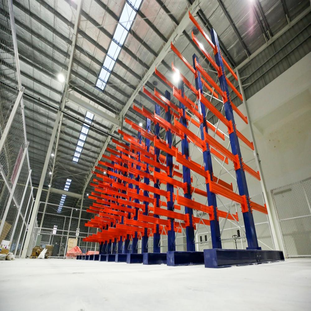 Blue Cantilever Racking System