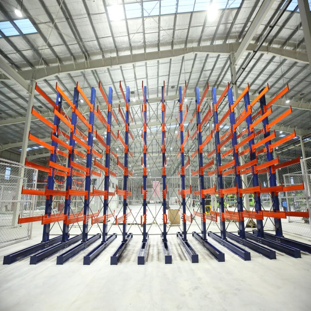 Blue Cantilever Racking System