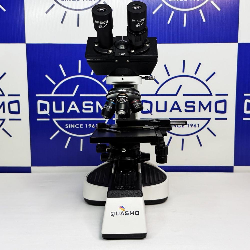 Eco Star B Pathological Binocular Microscope - Aluminium Die-cast Stand, 40x To 1000x Magnification | Adjustable 45â° Sliding Head, Co-axial Focusing Control
