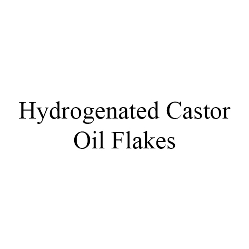 Hydrogenated Castor Oil Flakes - Application: Industrial