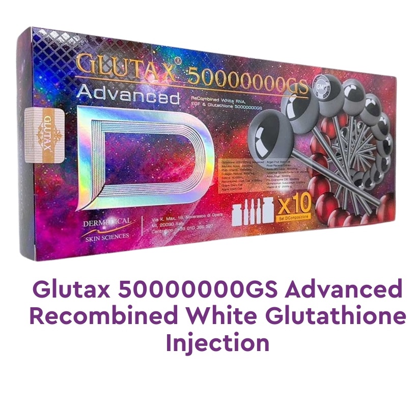 Glutax 50000000GS Advanced Recombined White Glutathione Injection